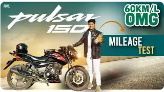 2024 pulsar 150 Mileage test 😱 Shocking mileage of  pulsar 150 🔥