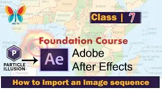How to import an image sequence in After Effects | Class # 7
