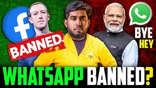Privacy Vs Govt - Whatsapp Banned in India ?😲 | User Privacy Vs National Security?