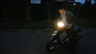 Убиваем скутер! Как завести скутер с толкача!