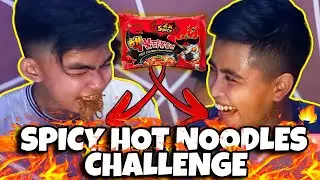 2X EXTREME SPICY HOT NOODLES CHALLENGE | SIBLINGS EDITION