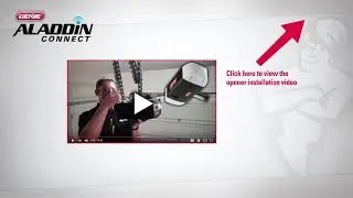 Aladdin Connect Integrated Wi-Fi Smart Garage Door Openers Programming and Setup