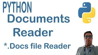 Python Document reader || Read Word File Using Python || Display Word File content using Python