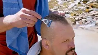 Giving Chuck Liddell A Haircut (Ultimate Expedition)