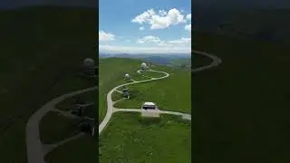 Пролёт над обсерваторией КГО