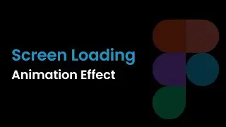 How to make a animate Loading screen in figma?