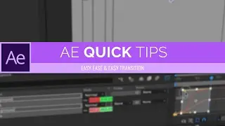 How To Use Easy Ease Keyframes & Easy Transition | AE Quick Tips