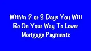 D-I-Y Loan Modification Course