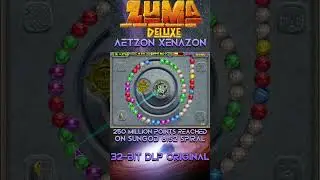 250 Million Points Reached on SunGod 8152 Spiral | Zuma Deluxe 32-Bit DLP Original #Shorts