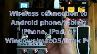Zoom multi-Fx pedal USB MIDI controller (with interface to Android, iOS, PC)