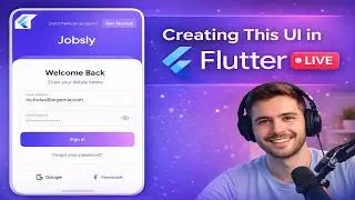 Creating Beautiful UI in Flutter 🔥 | Flutter UI Design Live Coding | Build Stunning Mobile Apps