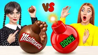 Челлендж. Шоколадная Еда vs Настоящая еда | Потрясающие Кухонные Лайфхаки от Choco DO