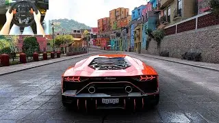 Lamborghini Aventador Ultimae - Forza Horizon 5 | Fanatec CSL DD