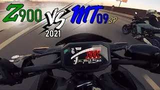 Z900 2021 VS MT09 SP 2021 | TEST