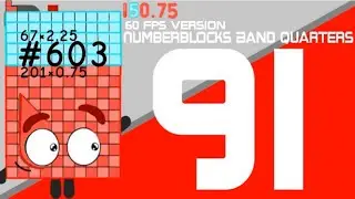 Numberblocks Band Quarters 91 (Stop compound numbers!!) [60 Fps]