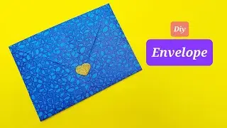 How to make paper envelope, A4 size paper envelope, homemade envelope #envelope