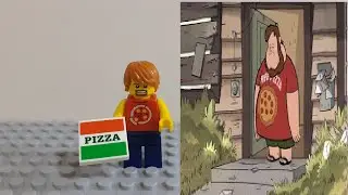 Lego Gravity Falls Free Pizza Guy