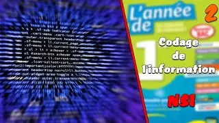 LES COURS DE L'EDS NSI #2 - Codage de l'information (1ère)