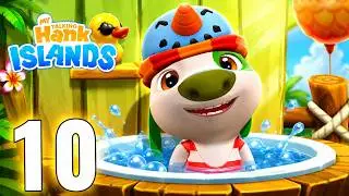 My Talking Hank: Islands - Gameplay Walkthrough Part 10 - New Mini game (iOS, Android)