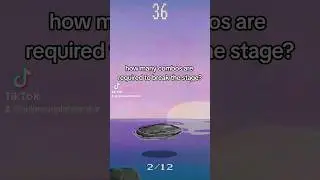 you only need 12 to pass the stage...