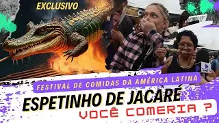 Espeto de Jacaré - Comidas da América Latina , Quer Provar?