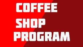 Python for beginners Coffee Shop program (2023) | New version