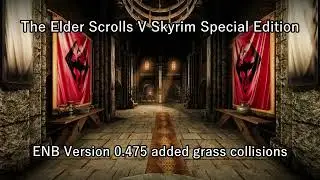 Skyrim ENB Version 0.475 added grass collisions