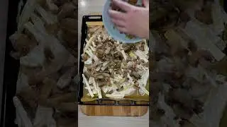 Картошка с грибами и сыром🧆 | Идеально под кино (рецепт в комментариях) 