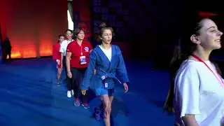 JURAEVA vs EMELIUKOVA. 50 kg Juniors female. World Cadets, Youth and Junior SAMBO Championships 2022