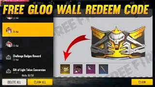 free gloo wall skin redeem code | free fire redeem code today | free fire redeem code 17 november