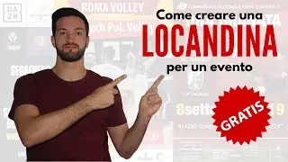COME CREARE UNA LOCANDINA per un evento in poco tempo in modo totalmente gratuito