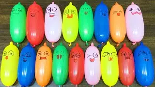 Making CLEAR SLIME with FUNNY BALLOONS!!!Satisfying Slime Video 