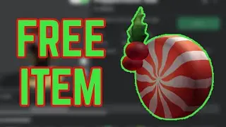 Free Item! New Leaked Peppermint Hat Roblox Item!