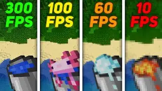 MLG water buckey dy different fps Minecraft