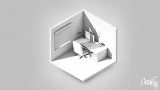 Cinema 4D Speed Art iSometric Room