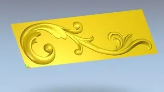 Training in Adobe Photoshop modeling in ArtCAM curl