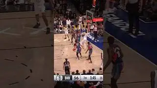 Rookie Noah Clowney with the CRAZY Block on Tyrese Haliburton #shorts