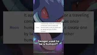 POKEMON THAT USED TO BE HUMAN