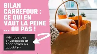 COURSES QUASI GRATUITES PARTIE 2/2 : MA MÉTHODE ET MON PANIER EN IMAGES !