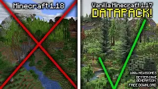 this minecraft datapack is better than 1.18 ...