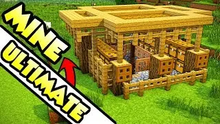 Minecraft ULTIMATE Survival Mine Tutorial (How to Build)