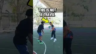 Not a travel according to NBA rules 