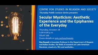 CSRS Thursday Lecture Series - Oct 28 Dan Russek