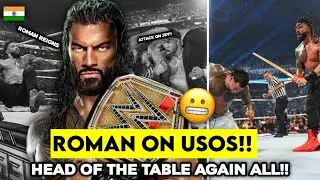 'bloodline main ladai'💔 What If Roman Reigns attack The Usos On WWE SmackDown?😱, DISCUSSION😲