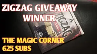 Zigzag Card WIN! 625 Subscribers Magic Corner Giveaway #zigzagcard #zigzag #freemagic