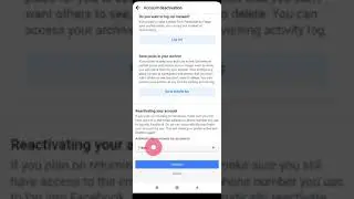 Deactivate or Delete Facebook Account