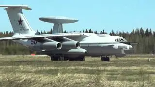 Возвращение А-50 с Парада Победы 09.05.2013г. на аэродром Иваново-Северный
