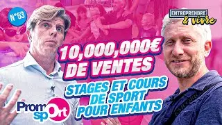 10,000,000€ en ventes avec un Business de COURS DE SPORT - le patron PromoSport nous raconte TOUT!