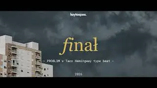 PRO8L3M x Taco Hemingway Type Beat - 