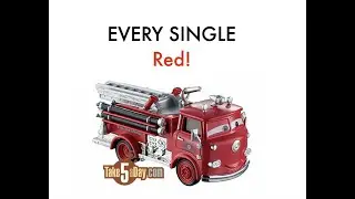 Every Single Disney Cars Red Diecast